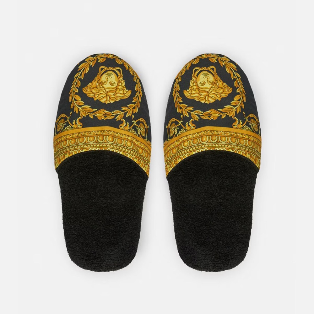 Versace Medusa Amplified Slippers NEW